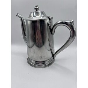 Vintage Flip Lid Stainless Coffee Tea Pot Pitcher Bloomfield Industries Japan